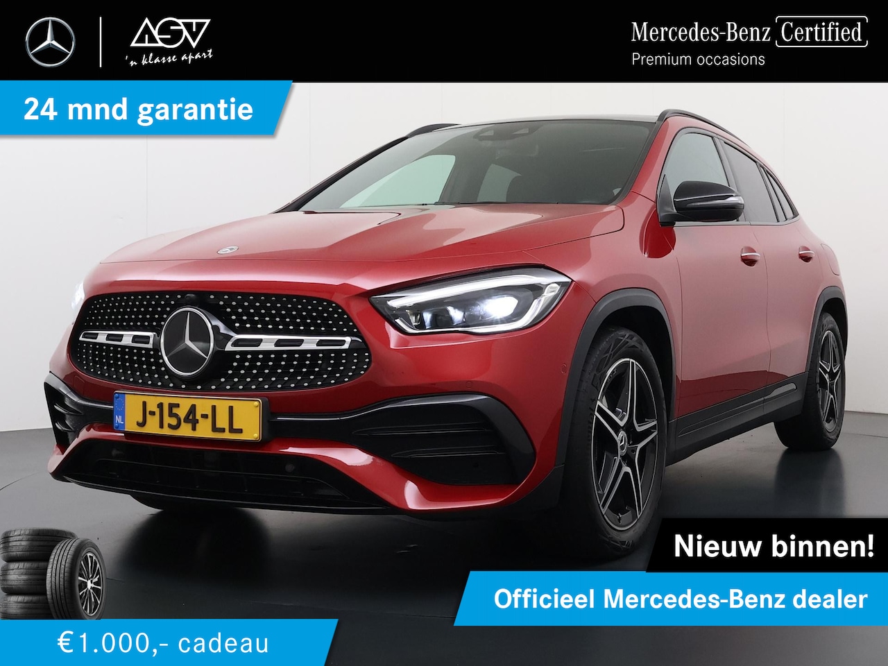 Mercedes-Benz GLA-Klasse - 200 AMG Business Solution | Panorama - Schuifdak | memory Seats | Distronic Cruise Control - AutoWereld.nl