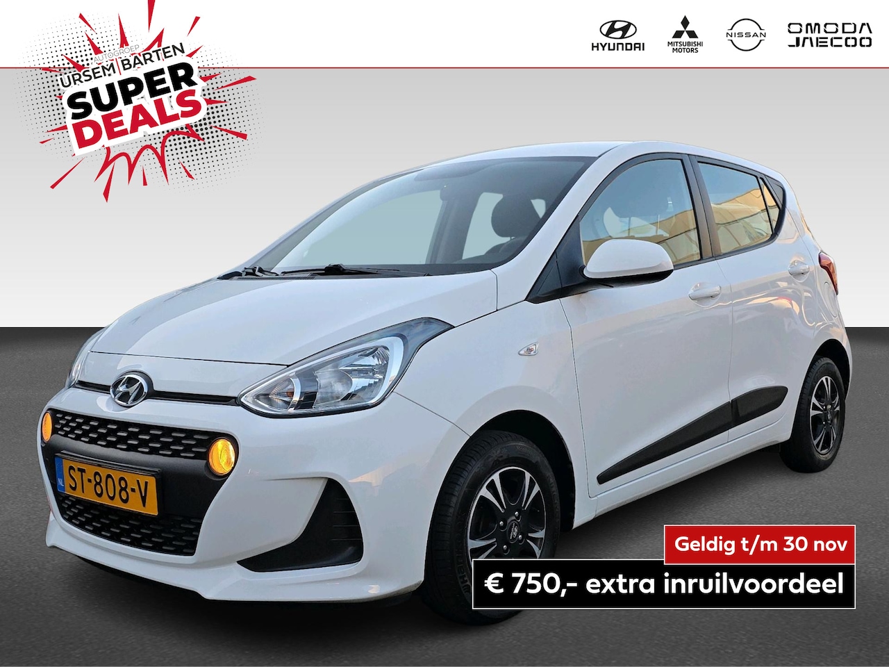 Hyundai i10 - 1.0i Comfort | Navigatie | Cruise control | Airco | Elektrische ramen voor/achter | Velgen - AutoWereld.nl