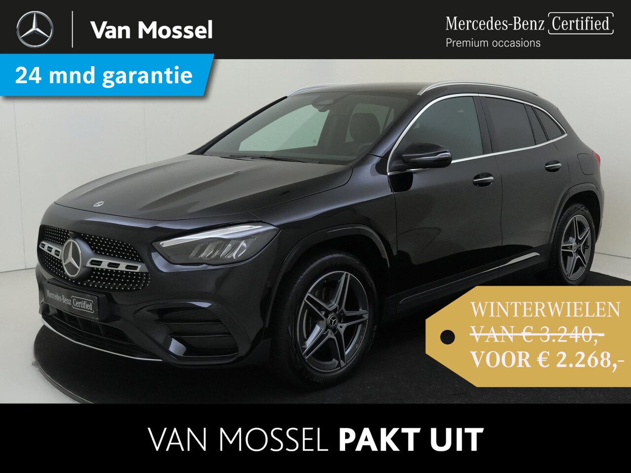 Mercedes-Benz GLA-Klasse - 250 e AMG Line Keyless / Parkeercamera / Privacy Glass / Sfeerverlichting / Stoelverwarmin - AutoWereld.nl