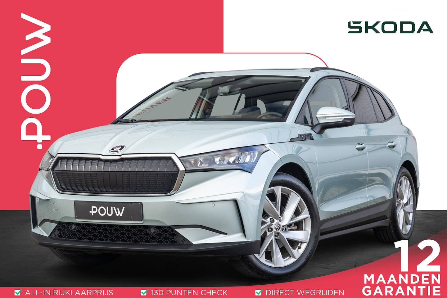 Skoda Enyaq iV - 60 180pk | SoH 95% | Panoramadak | Navigatie | Camera - AutoWereld.nl