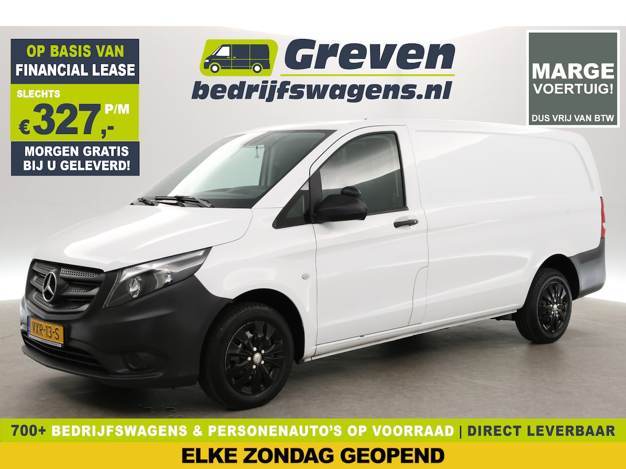 Mercedes-Benz Vito - 111 CDI Lang | MARGE | 3-Zits | Airco | Cruisecontrol | Stoelverw. - AutoWereld.nl