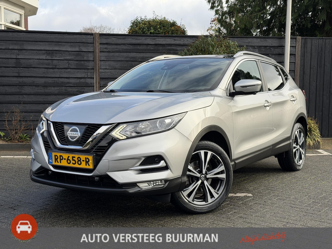 Nissan Qashqai - N-Connecta 1.2 115PK Navigatie, Rondomzichtcamera, Parkeersensoren, Keyless, Panoramadak - AutoWereld.nl