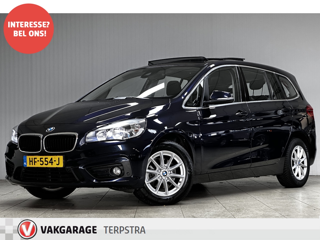 BMW 2-serie Gran Tourer - 216d Corporate Essential/ 7-Persoons!/ Trekhaak/ Panorama-Dak/ Keyless-GO/ 16'' LMV/ Navi/ - AutoWereld.nl