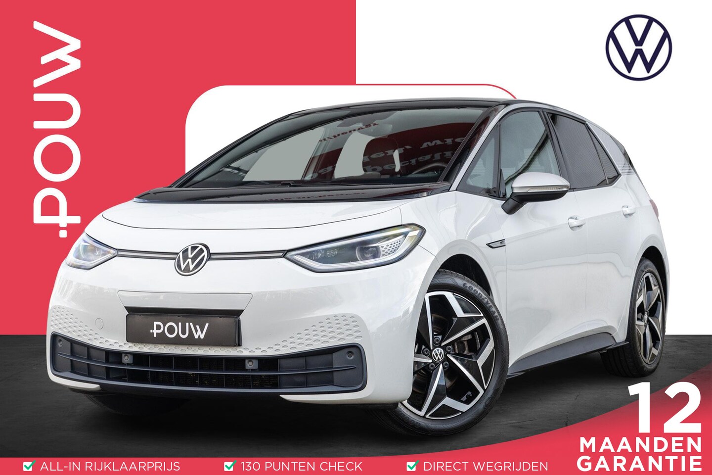 Volkswagen ID.3 - 204pk First Plus 58 kWh | SoH 92% | Navigatie | Stoelverwarming - AutoWereld.nl