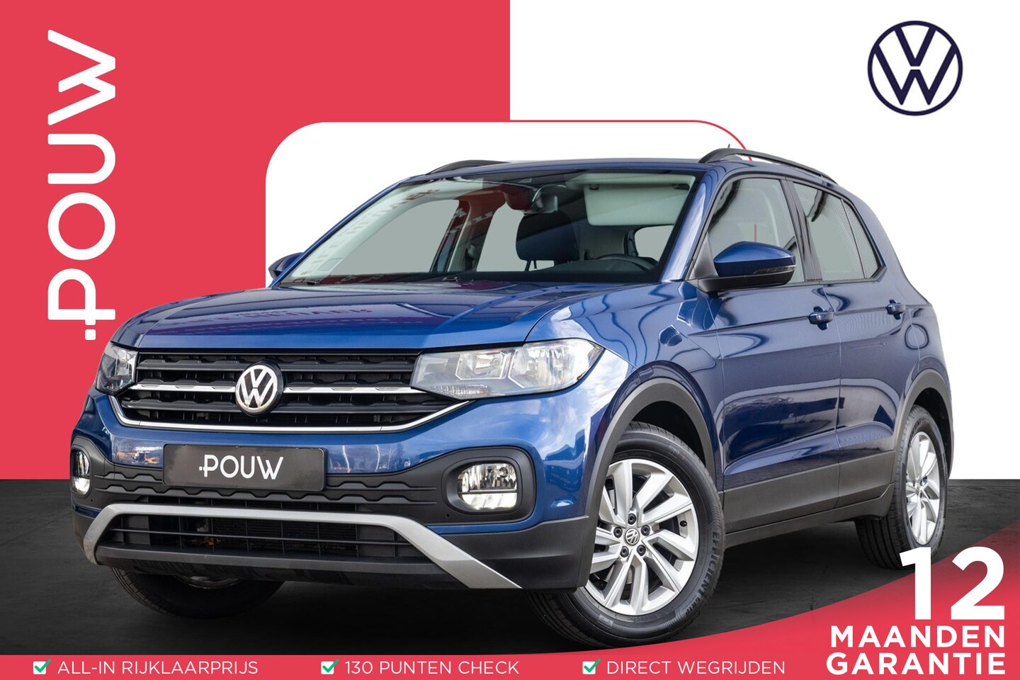 Volkswagen T-Cross - 1.0 TSI 95pk Life | Trekhaak | Adaptive Cruise | Navigatie - AutoWereld.nl