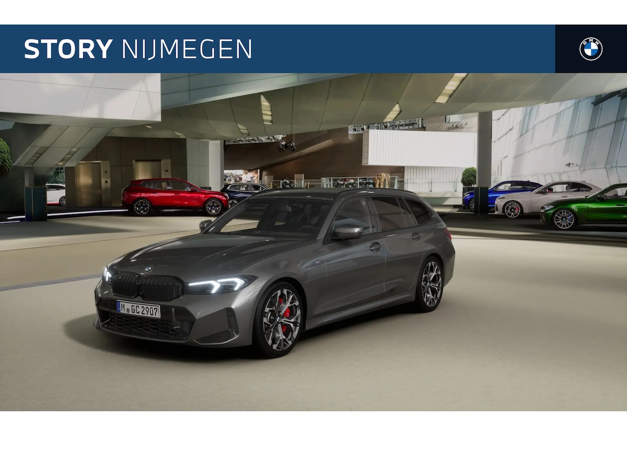 BMW 3-serie Touring - 330e High Executive M Sport Automaat / Panoramadak / Trekhaak / Sportstoelen / Adaptieve L - AutoWereld.nl