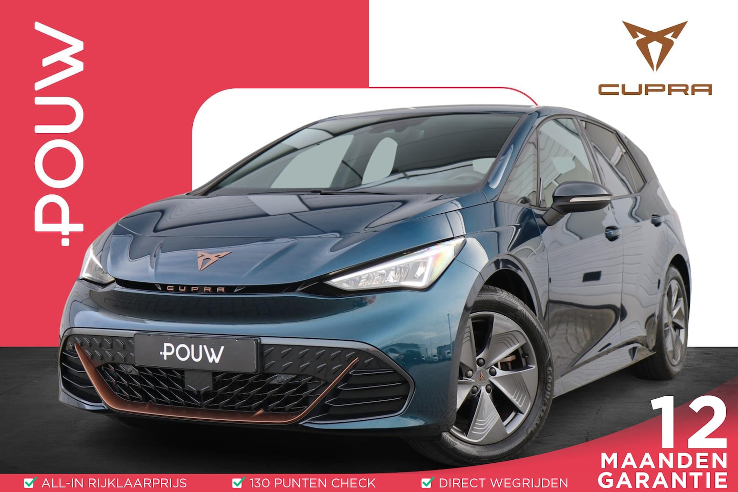 CUPRA Born - 204pk Business 62 kWh | SoH 94% | Navigatie | Achteruitrijcamera | Full Link - AutoWereld.nl