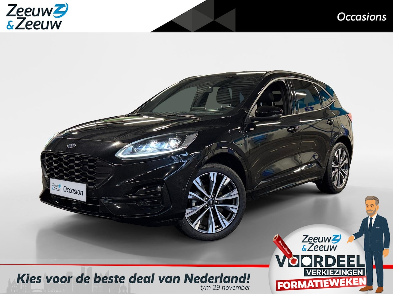Ford Kuga - 2.5 PHEV ST-Line X | Apple Carplay/Android Auto | Adaptive Cruise Control | BLISS | Driver - AutoWereld.nl