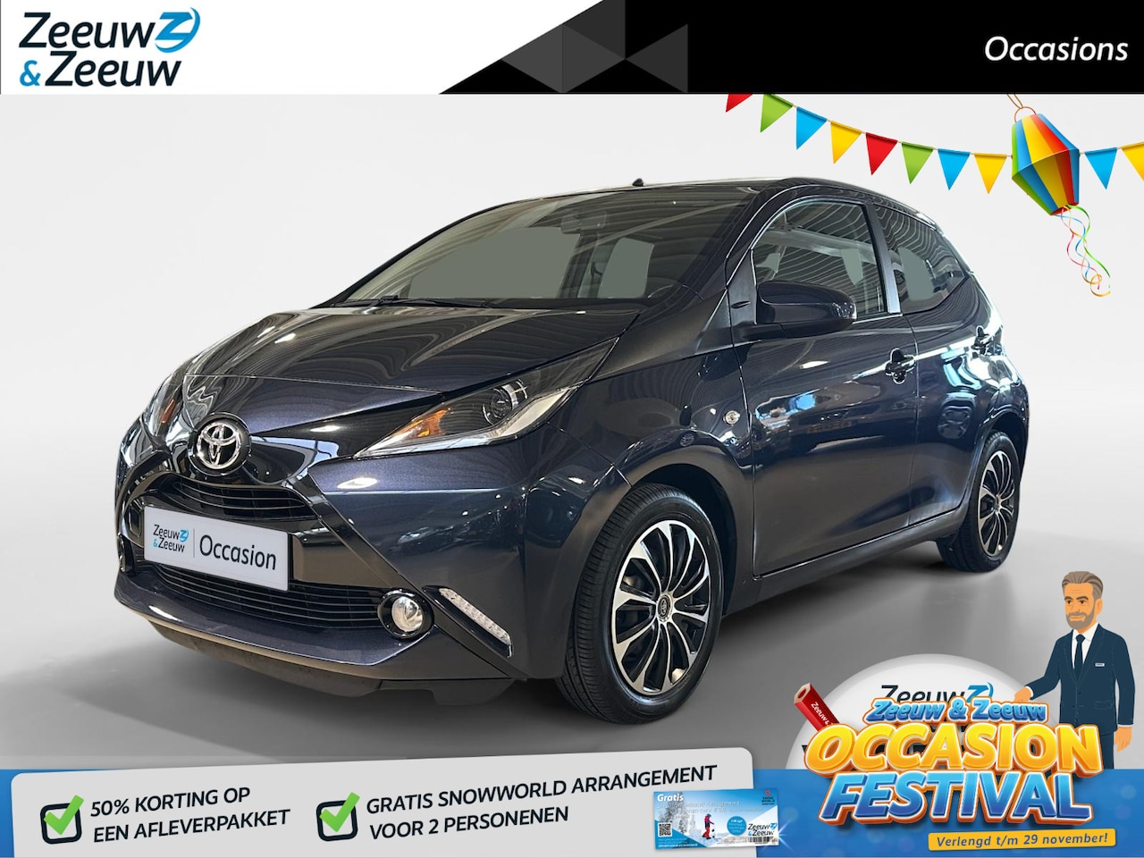 Toyota Aygo - 1.0 VVT-i x-nav | Camera | Navi | Airco | Cruise Control | Multifunctioneel stuurwiel | El - AutoWereld.nl