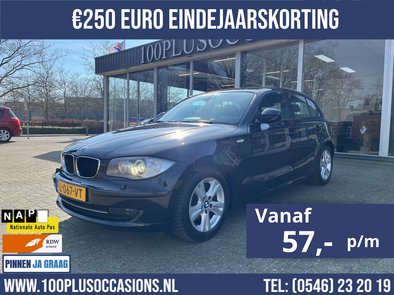 BMW 1-serie - 118i EfficientDynamics Edition | Nwe APK | Climate control | Cruise - AutoWereld.nl