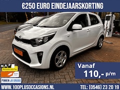 Kia Picanto - 1.0 CVVT EconomyPlusLine |Nw APK|6 mnd garantie|Grote beurt|90.299 km NAP|