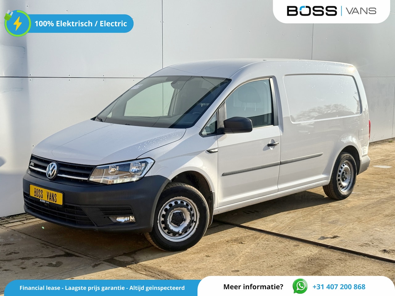 Volkswagen Caddy Maxi - e-Caddy 113PK L2H1 Elektrisch Caddy ABT Maxi 37,3kWh 159km WLTP Trekhaak Airco Stoelverwar - AutoWereld.nl