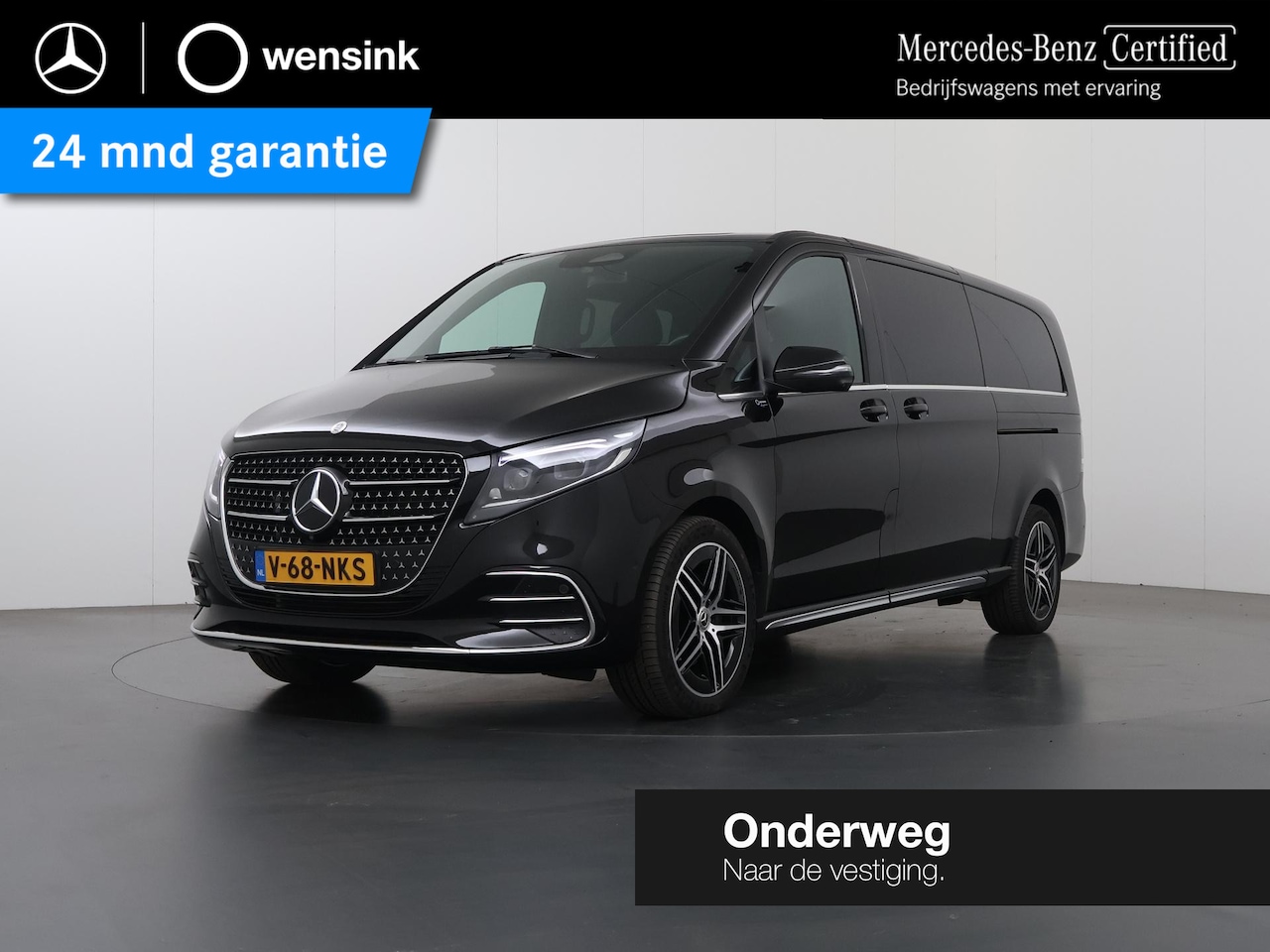 Mercedes-Benz V-klasse - 300d | XL L3 | AMG | 4-MATIC | Dubbele Cabine | 360 CAMERA | DISTRONIC PLUS | LEDER ZWART - AutoWereld.nl