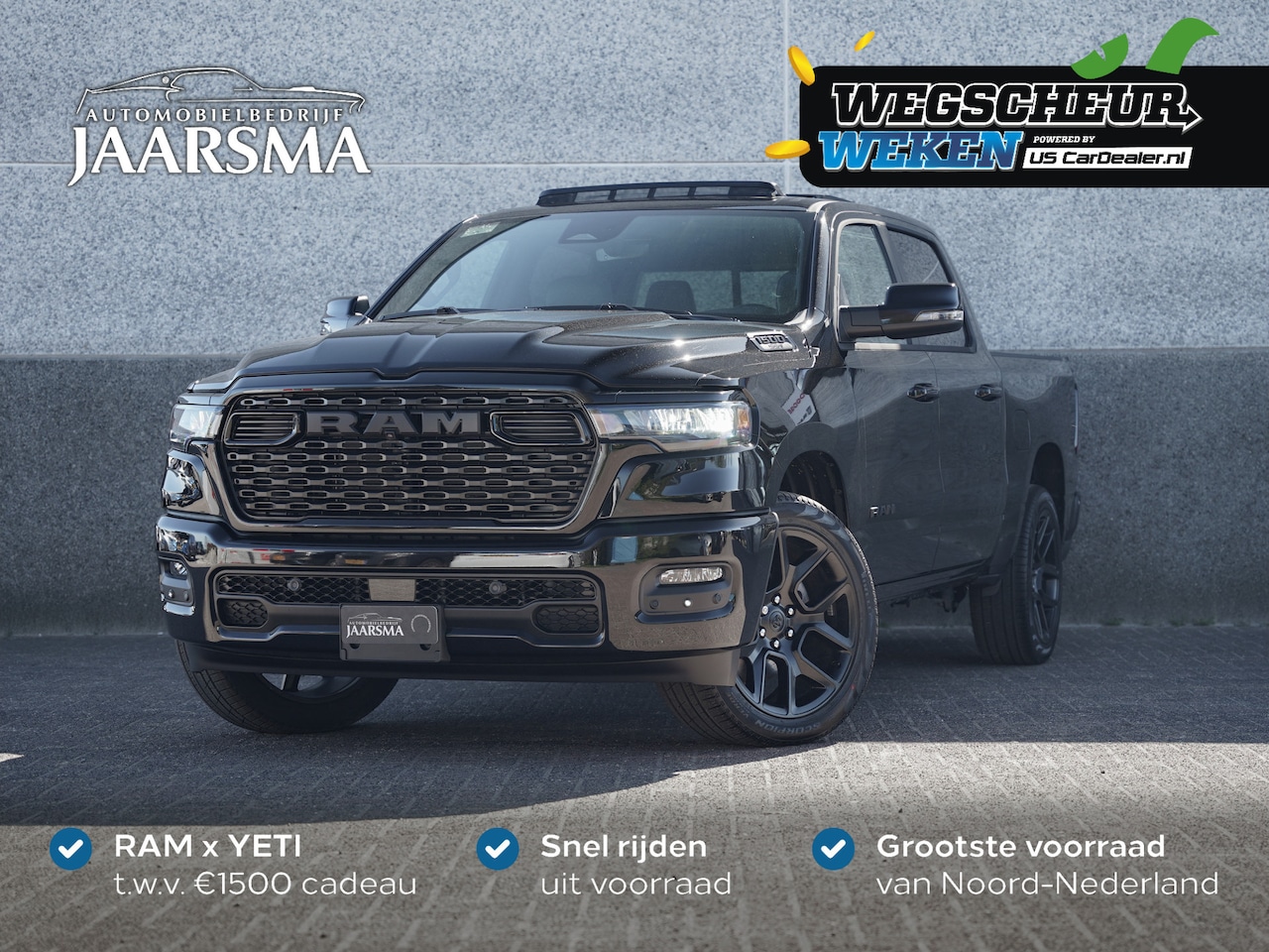 Dodge Ram 1500 - Sport Night Edition 3.0 STT 420pk CrewCab |Passenger Display |14.4 inch navigatie |Inc. Tr - AutoWereld.nl