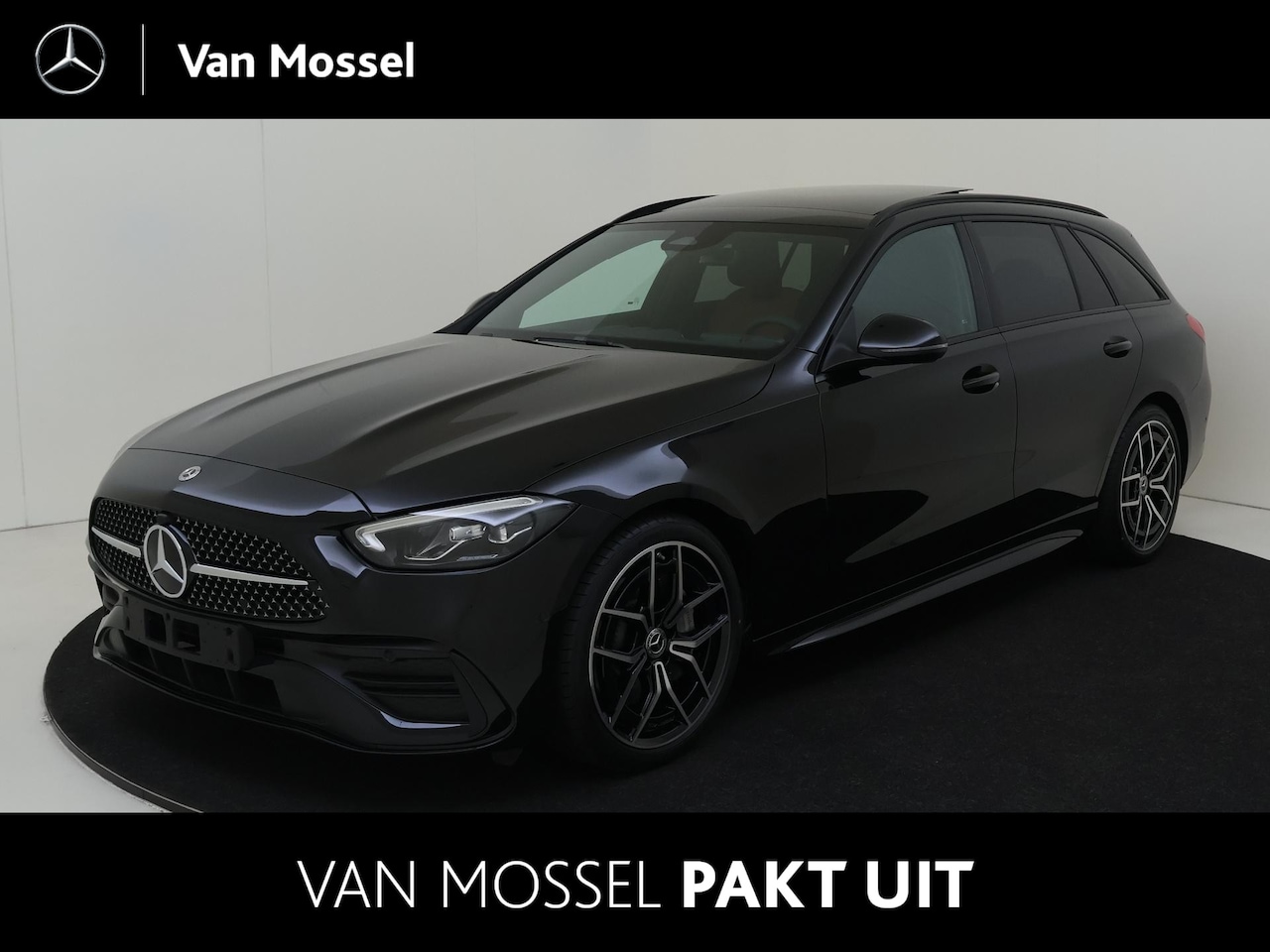 Mercedes-Benz C-klasse Estate - LIMITED Mercedes-Benz C-klasse 180 Star Edition AMG Line - Panoramadak - Distronic - Night - AutoWereld.nl