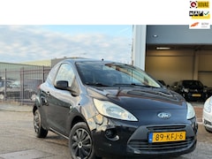Ford Ka - 1.2 Trend nap 20-11-2026 apk airco zwart rijdt perfect