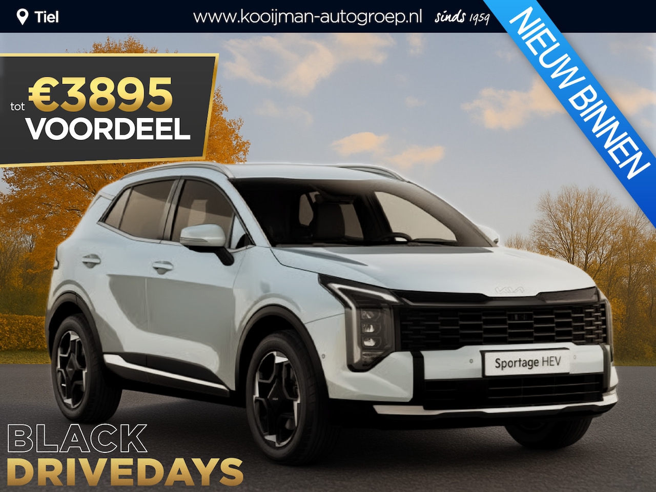 Kia Sportage - 1.6 T-GDi Hybrid ComfortLine €38.900,- RIJKLAAR! Nu €3.895,- voordeel! Nu extra scherp gep - AutoWereld.nl