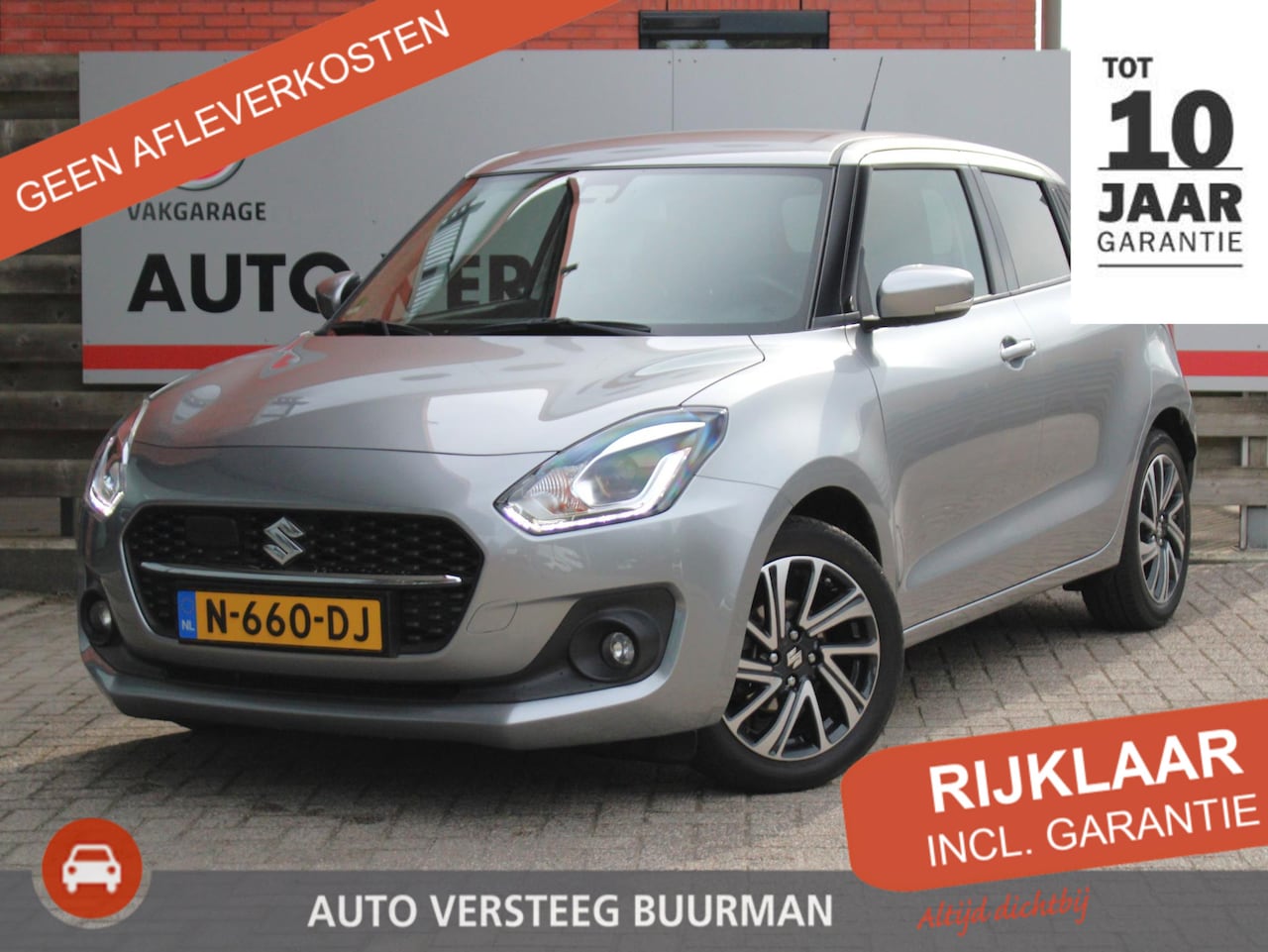 Suzuki Swift - 1.2 Style Smart Hybrid CVT Automaat Navigatie, Cruise Control Adaptief, Stoelverwarming, A - AutoWereld.nl