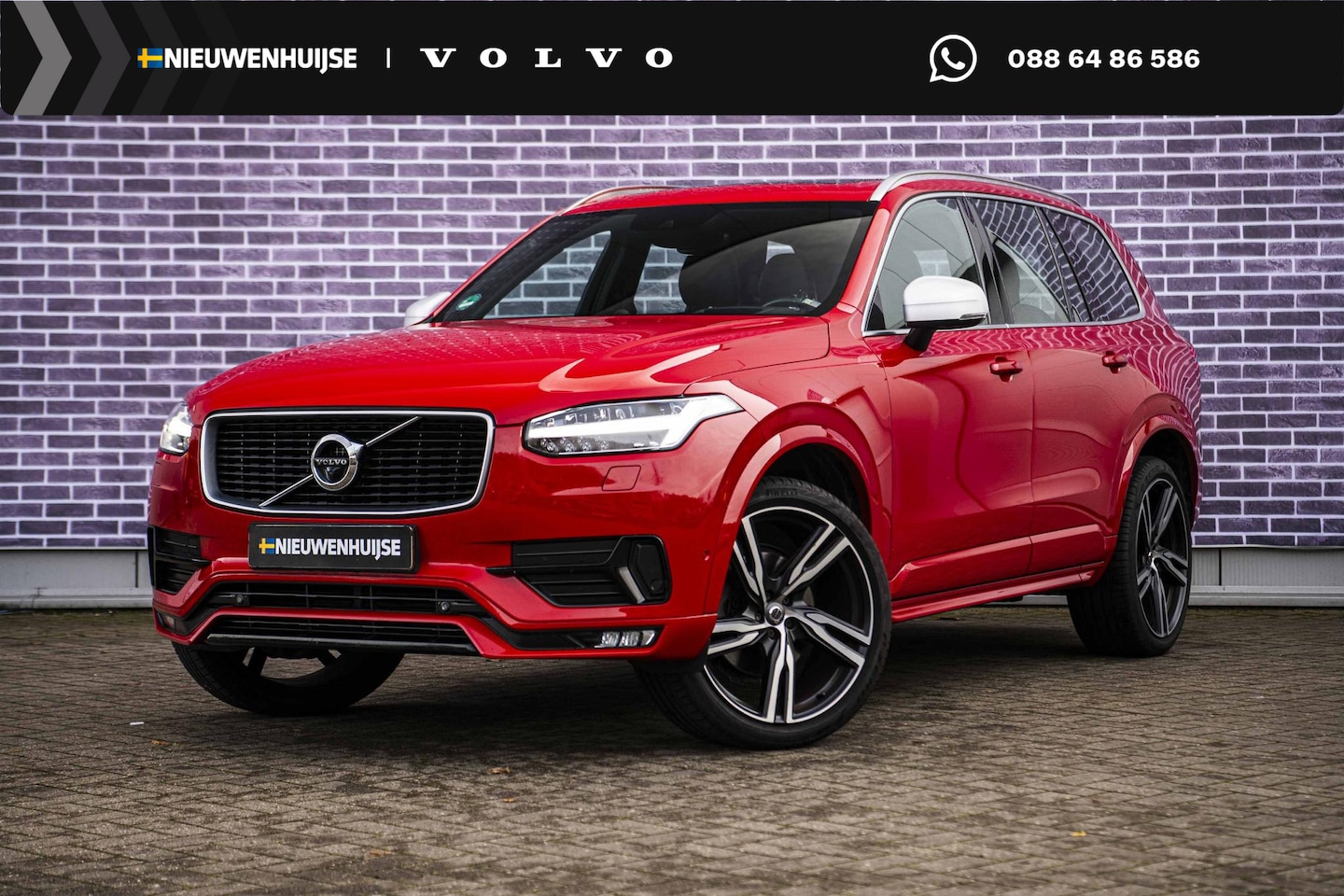 Volvo XC90 - 2.0 T5 AWD R-Design | Trekhaak | Bowers & Wilkins | Luchtvering | Head-up display | Panora - AutoWereld.nl