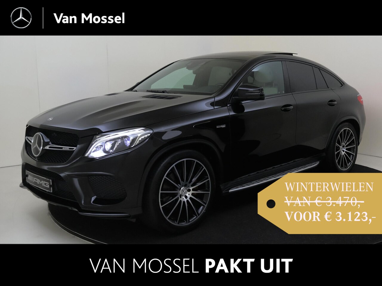 Mercedes-Benz GLE-Klasse Coupé - AMG 43 4MATIC / Stoelverwarming / Stoelverkoeling / 360Graden-Camera / Luchtvering / Panor - AutoWereld.nl