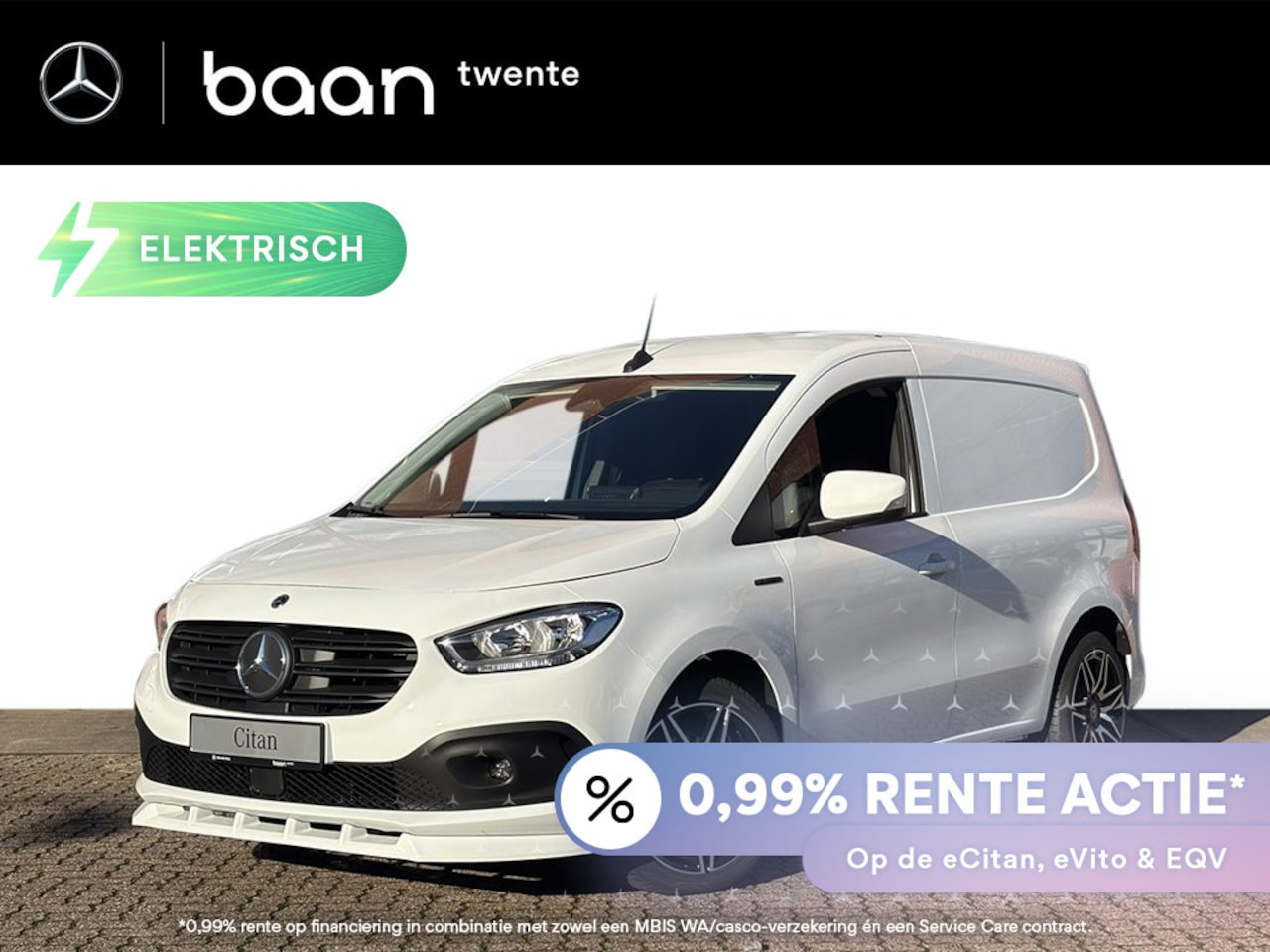 Mercedes-Benz eCitan - Pro L1 51 kWh I White Edition I Navigatie | Stoeverwarming | 2-Zits Trekhaak - AutoWereld.nl