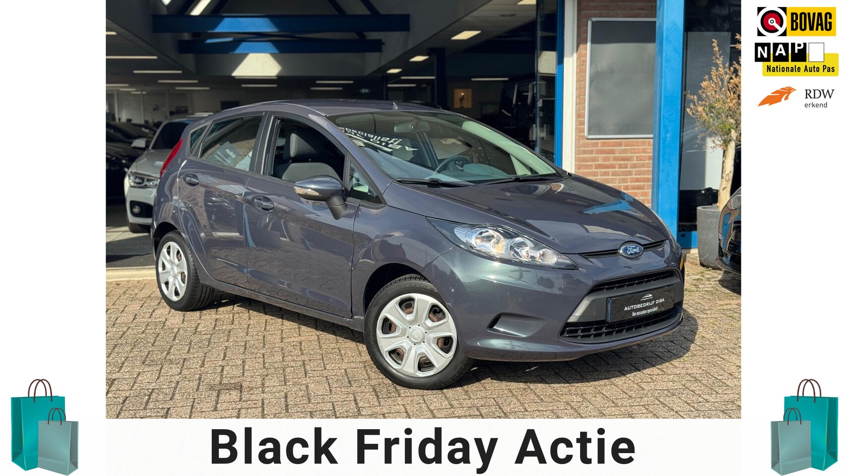 Ford Fiesta - 1.25 Trend 2011 Grijs 5drs Airco USB APK NAP! - AutoWereld.nl