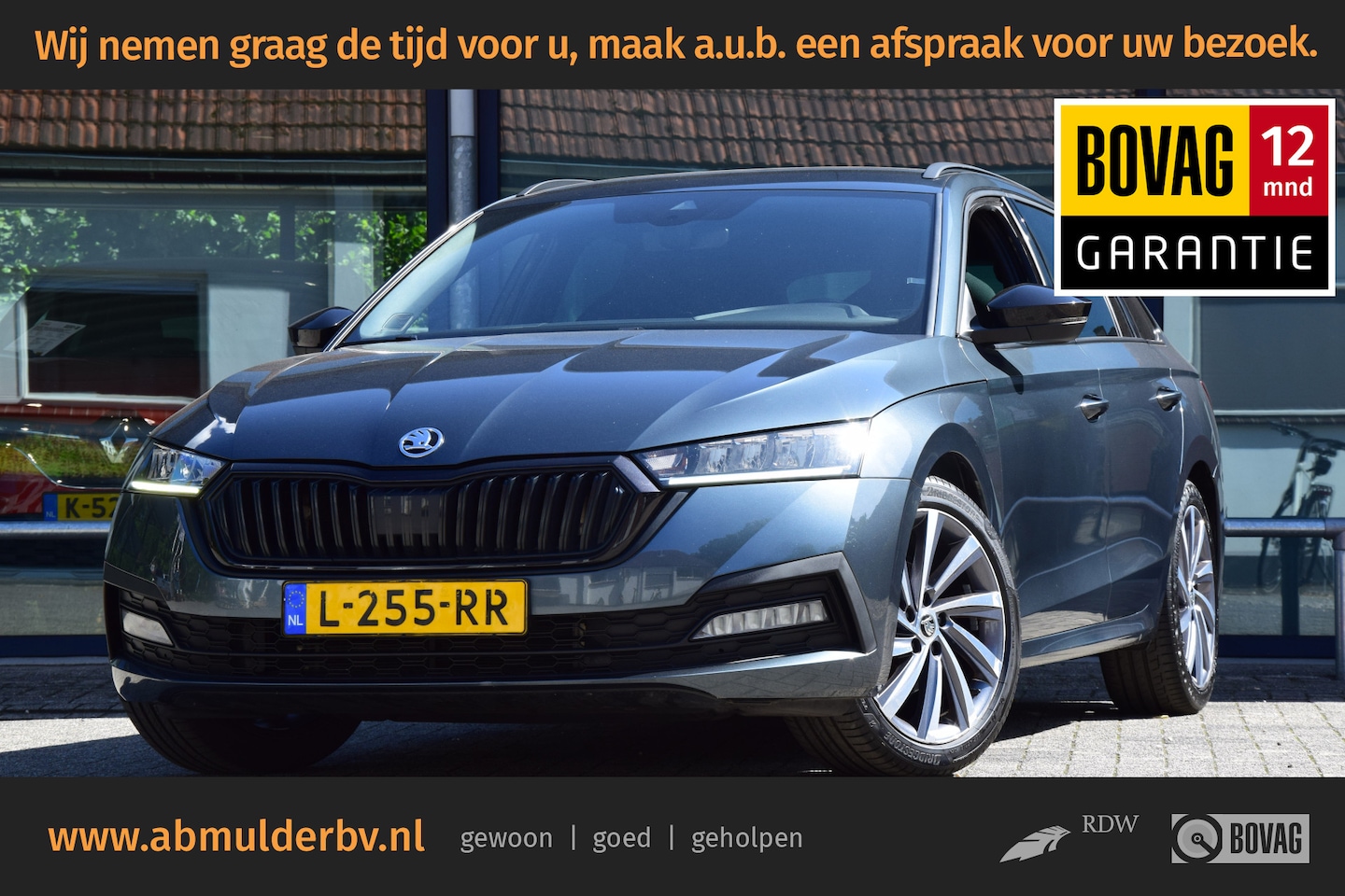 Skoda Octavia Combi - 1.5 e-TSI 150PK Sport Business DSG Automaat | BOVAG Garantie | Org. NL | Adaptieve Cruise - AutoWereld.nl