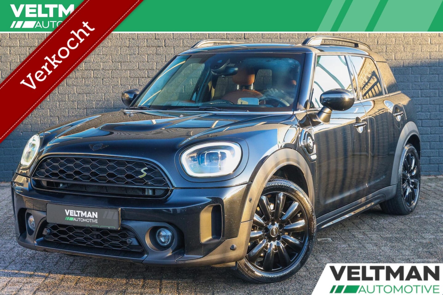 MINI Countryman - Cooper SE ALL4 LEDER HEAD UP MEMORY STOELEN ADAPTIVE CRUISE CAMERA CARPLAY - AutoWereld.nl