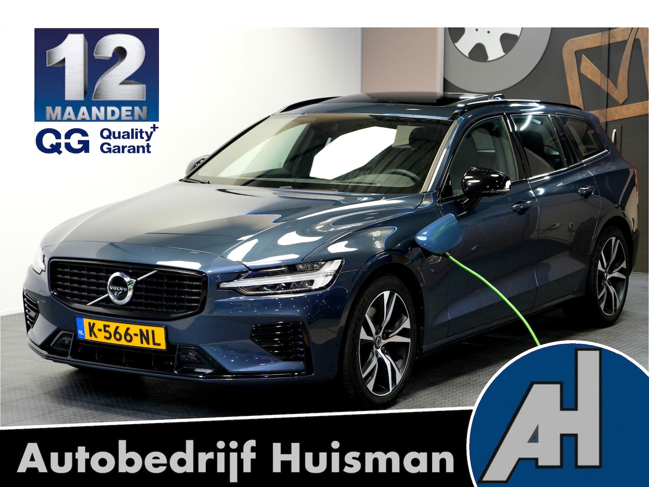 Volvo V60 - 2.0 T6 AWD 250kW/340pk Aut8 Recharge Inscription PANORAMADAK + MASSAGE STOELEN + ADAPT.CRU - AutoWereld.nl