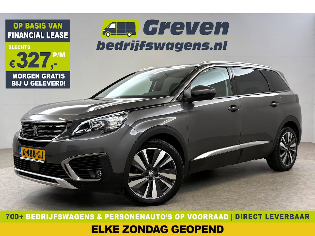 Peugeot 5008 - 1.2 PureTech 7p. | 360° Camera | Virtual | Sfeer | Trekh. | Carplay | Cruise | Navi | NAP - AutoWereld.nl
