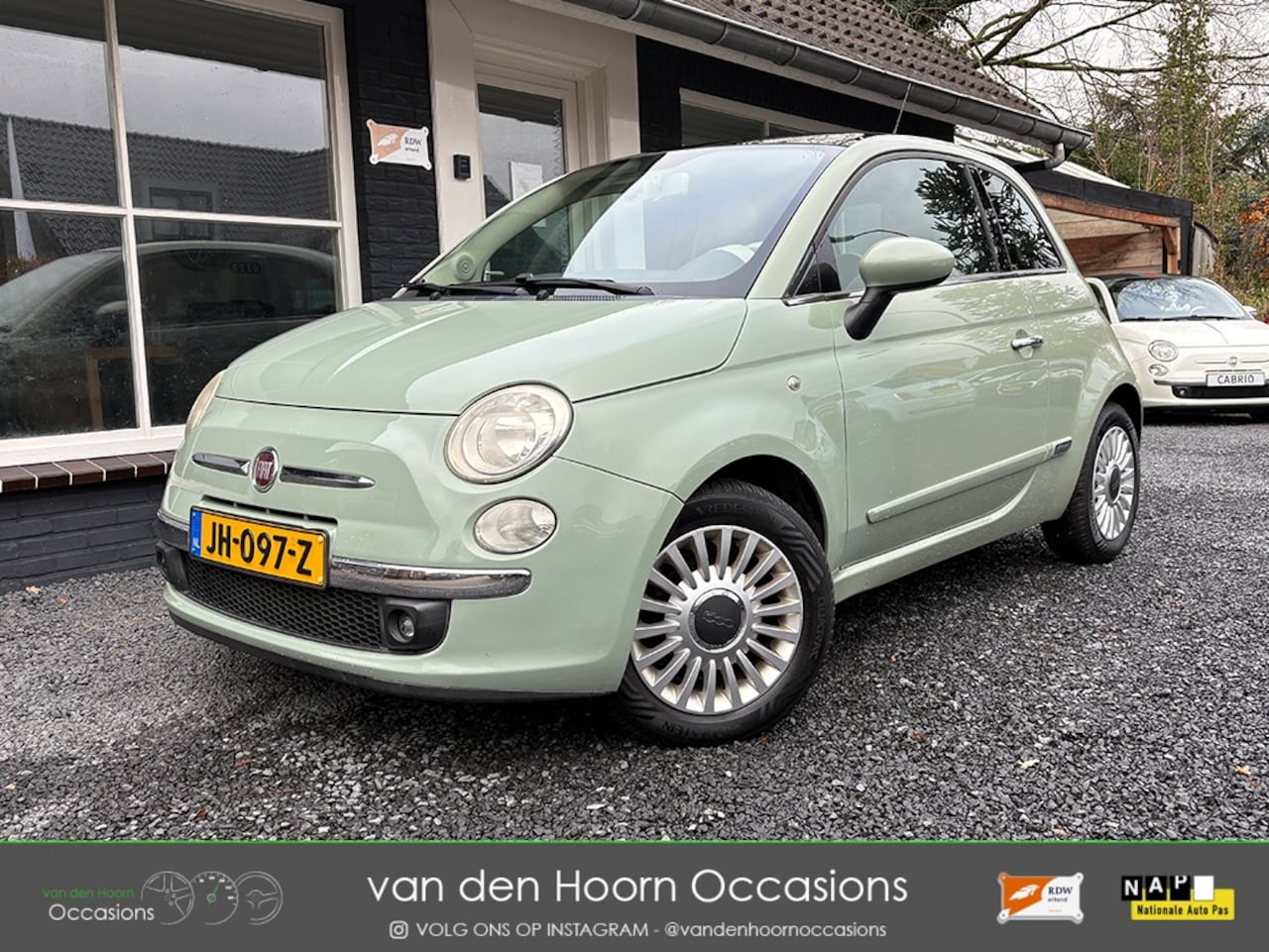 Fiat 500 - 1.2 PANODAK | AIRCO | NW APK | ZELDZAME KLEUR | NAP - AutoWereld.nl