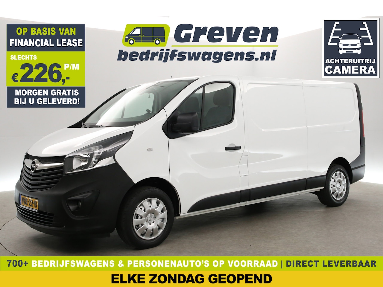 Opel Vivaro - 1.6 CDTI L2H1 | Airco | Cruise | 3-Zits | Trekh. | Camera | Navi | Parkeersens. - AutoWereld.nl