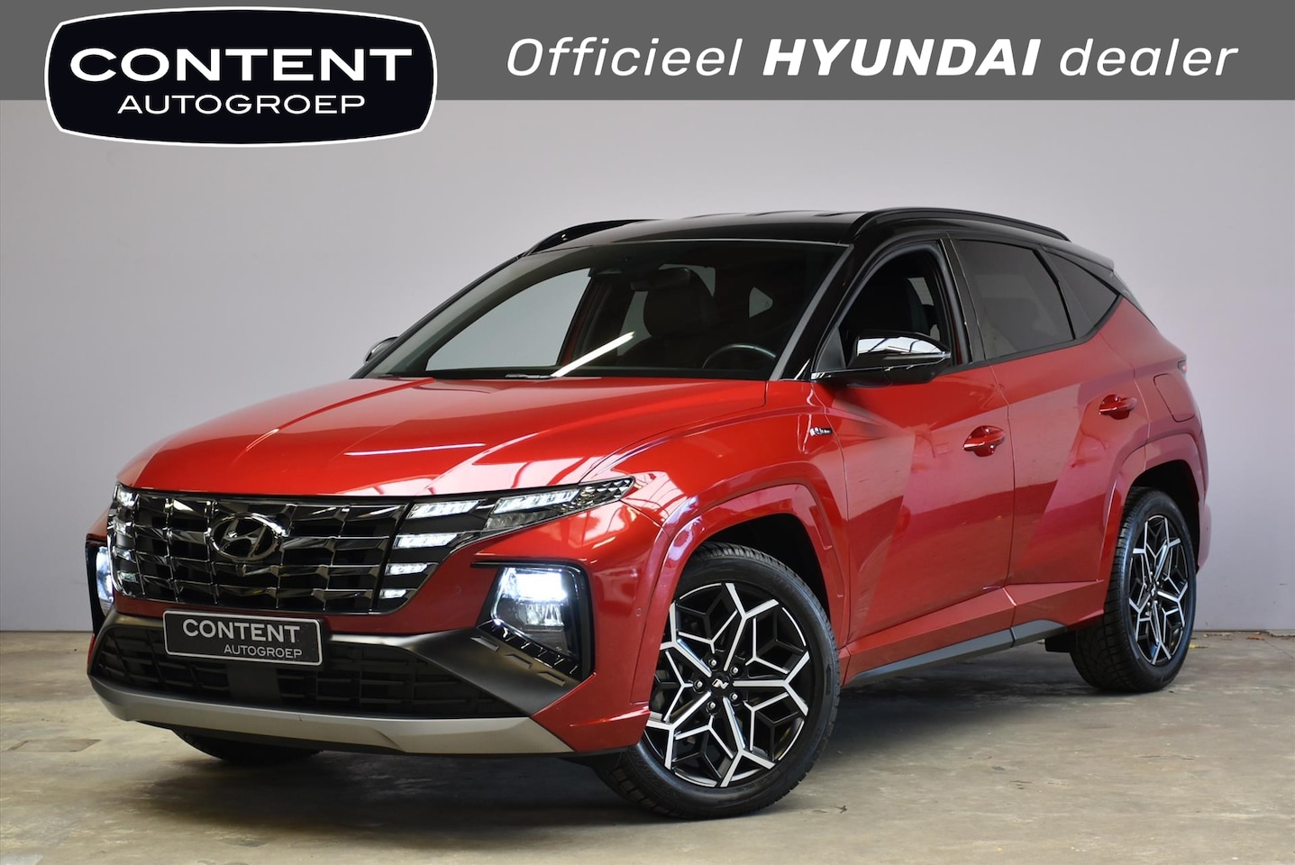 Hyundai Tucson - 1.6 T-GDi HEV 230pk Aut. N Line | Navi | LMV | Rondom Camera | Two Tone | Trekgew. 1650kg - AutoWereld.nl