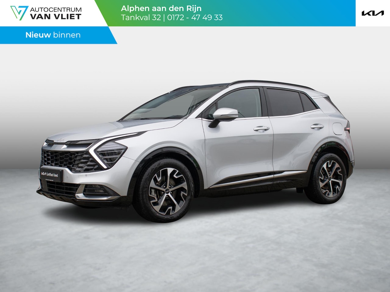 Kia Sportage - 1.6 T-GDi Hybrid DynamicPlusLine Nederlandse Dealer onderhouden auto !| Navigatie | Achter - AutoWereld.nl