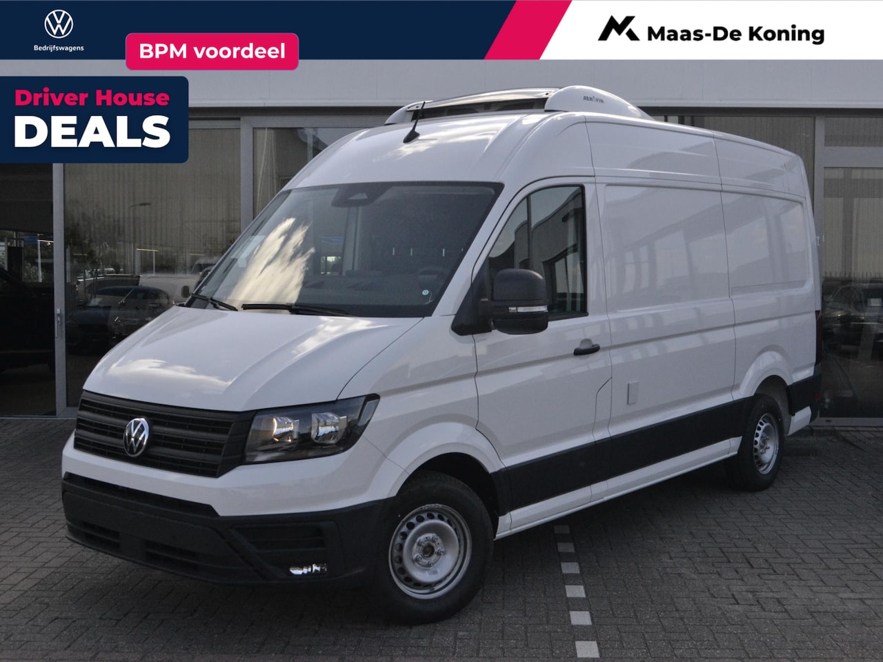 Volkswagen Crafter - Bedrijfswagens Koelwagen 35 2.0 TDI 140pk Highline L3H3 · Camera · Trekhaak · Tussenschot - AutoWereld.nl