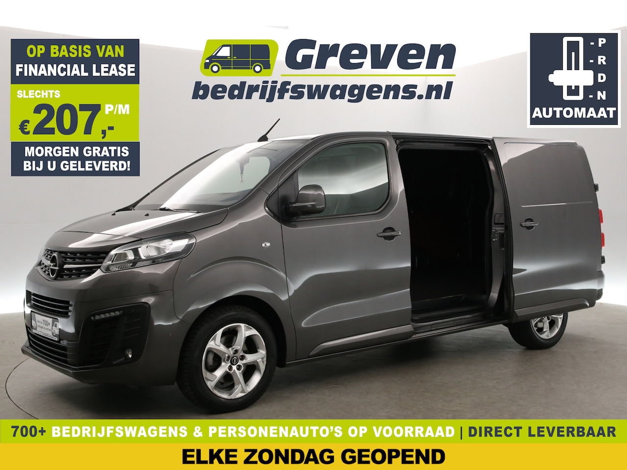 Opel Vivaro - 2.0 CDTI 177PK L3H1 | Aut. | Airco | Cruise | 3-Zits | 360° | Trekh. | Schuifdeur L+R | Ca - AutoWereld.nl