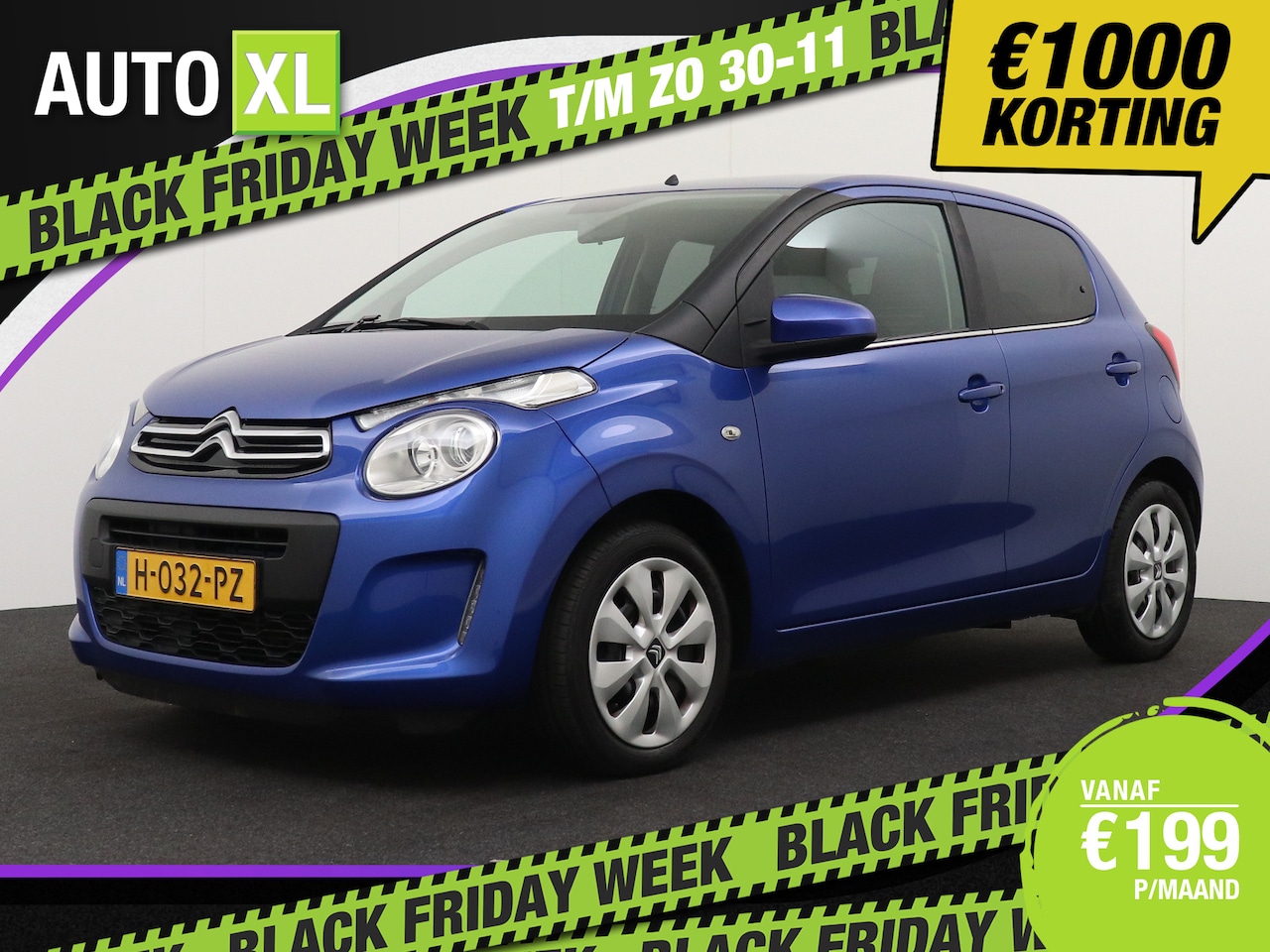 Citroën C1 - 1.0 VTi Feel Pack Comfort Bluetooth Airco LED - AutoWereld.nl