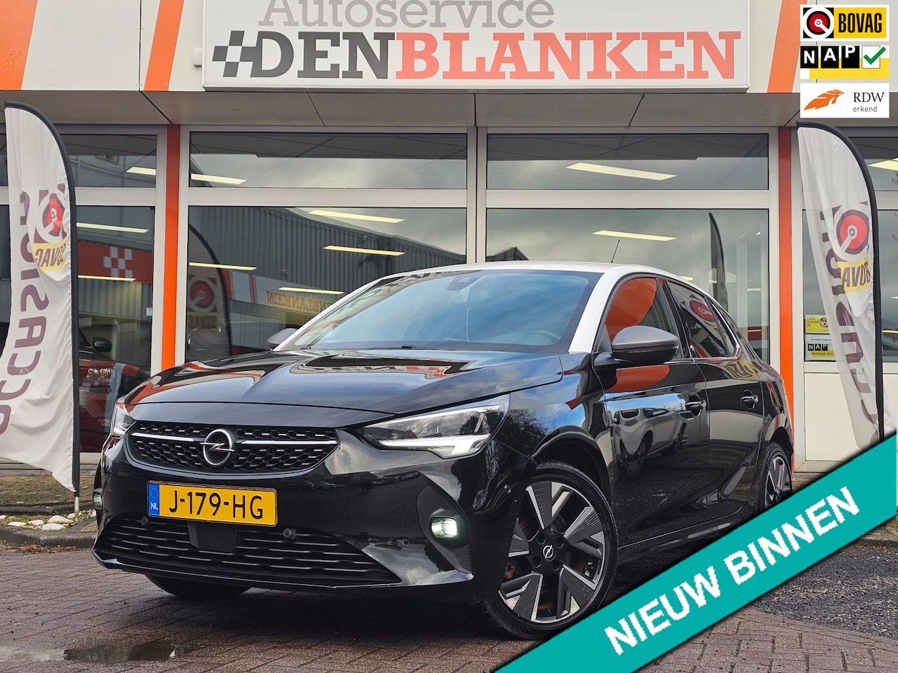 Opel Corsa-e - E-Launch Edition 50 kWh BJ.2020 / Navi / Keyless / Camera / SOH 100% / Half Leer / Wit Dak - AutoWereld.nl