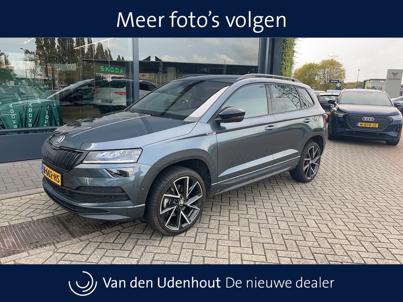 Skoda Karoq - 1.5 TSI 150pk ACT Sportline Business DSG / Navigatie / Stoelverwarming / Canton - AutoWereld.nl