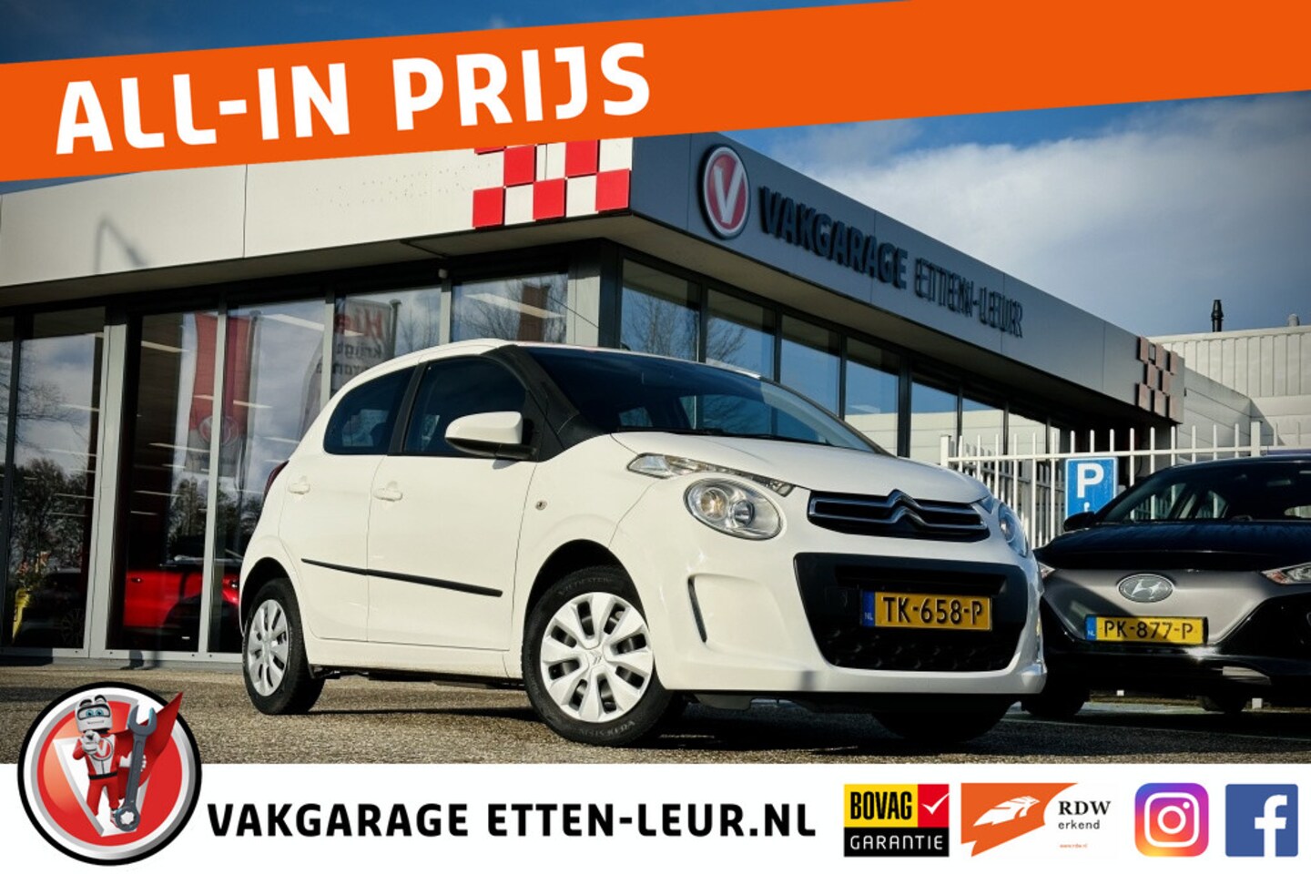 Citroën C1 - 1.0 VTi Feel | AIRCO | BLUETOOTH - AutoWereld.nl