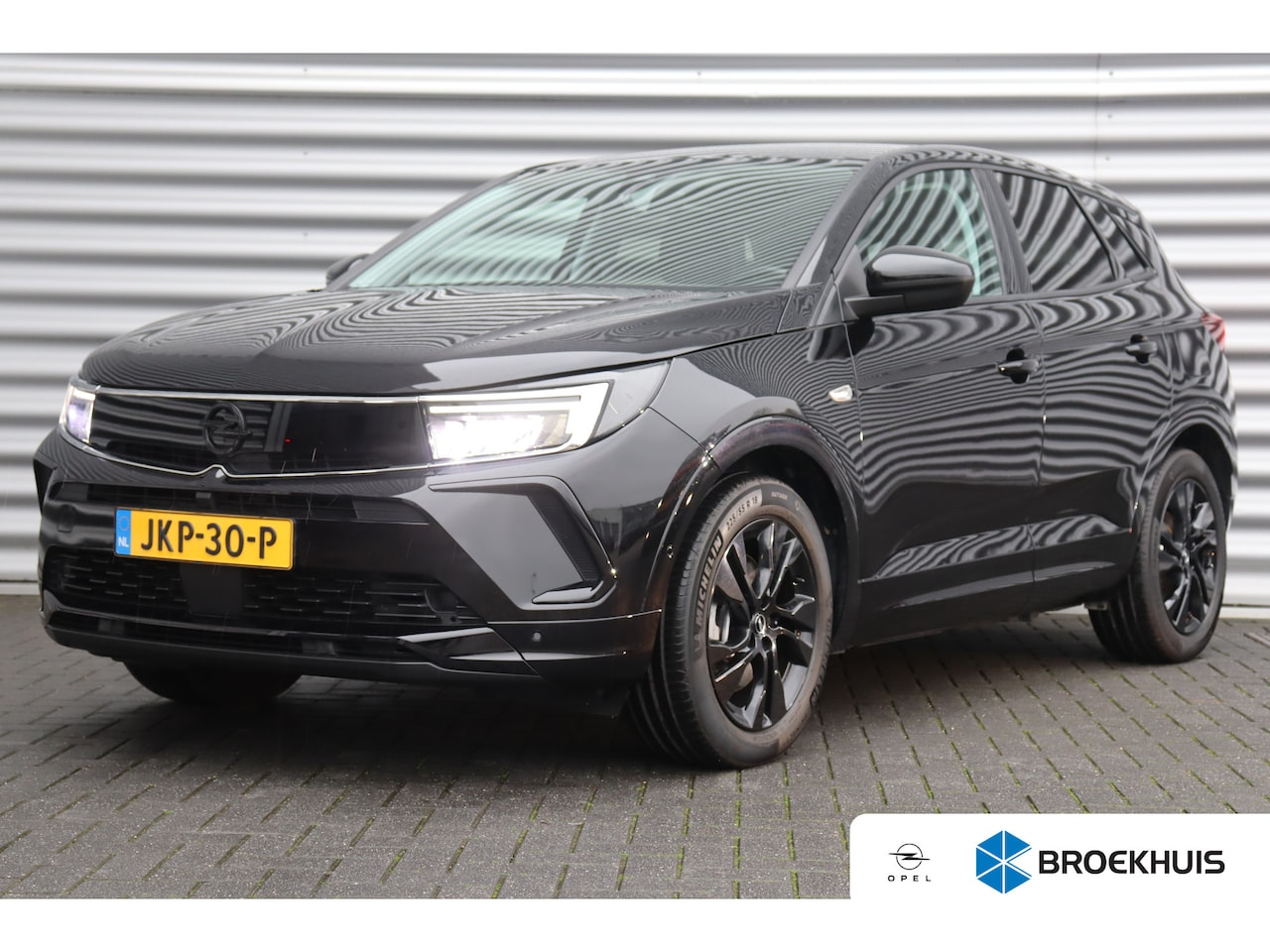 Opel Grandland - 1.6 TURBO HYBRID 225PK LEVEL 4 GS AUTOMAAT / NAVI / LEDER / CLIMA / LED / PDC / AGR / 18" - AutoWereld.nl