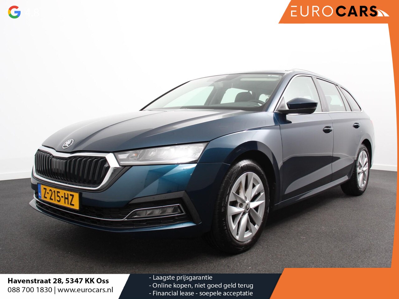Skoda Octavia Combi - 1.0 e-TSI 110pk DSG Style | Navigatie | Apple Carplay/Android Auto| Parkeersensoren | Adap - AutoWereld.nl