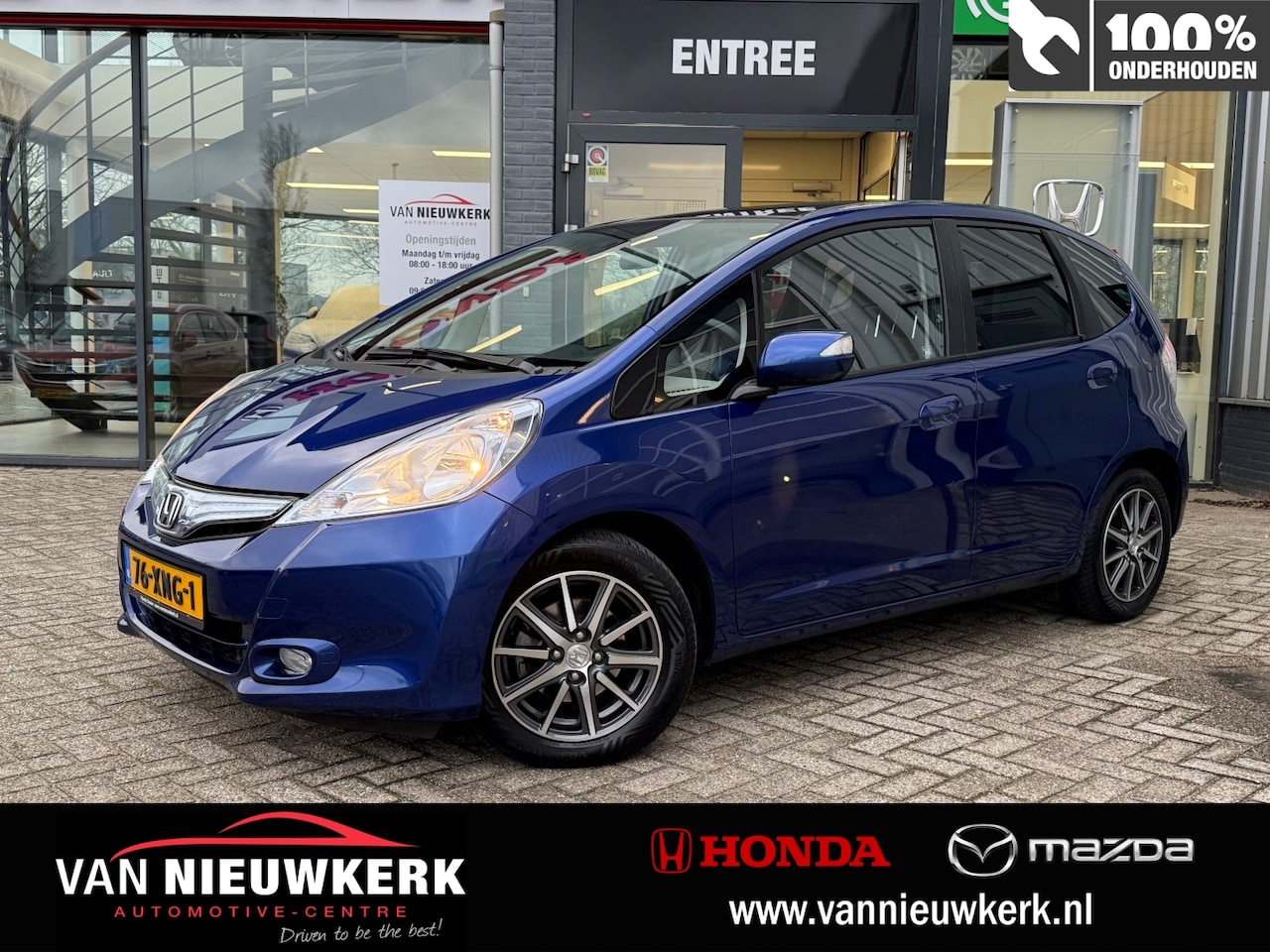 Honda Jazz - Hybrid 1.4 i-VTEC 102pk CVT Elegance | Dealeronderhouden | Automaat | Pano dak | - AutoWereld.nl