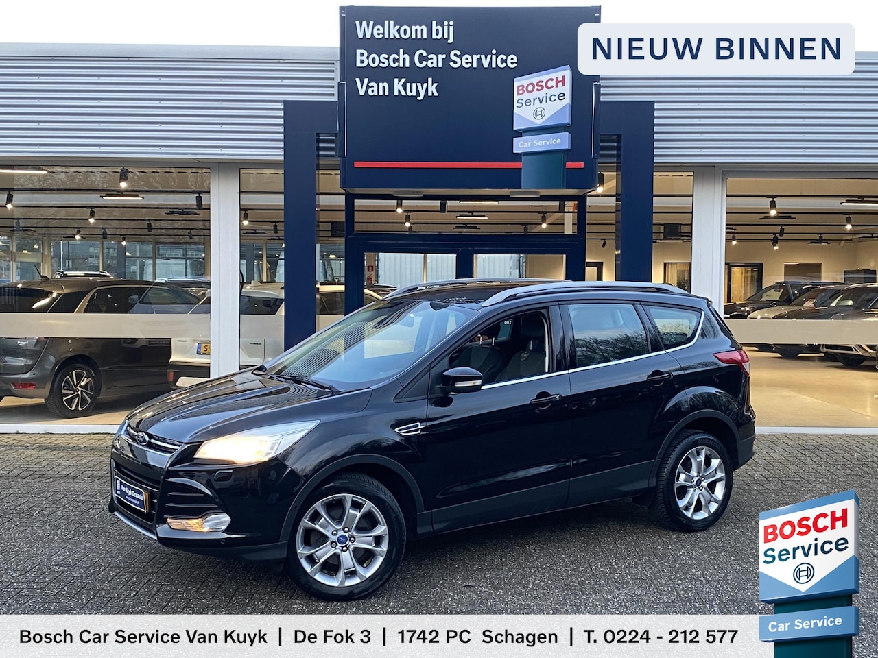 Ford Kuga - 1.6 Titanium / NL-Auto / 1e-Eigenaar / Stoelverwarming / Afneembare-Trekhaak / Cruise-Cont - AutoWereld.nl