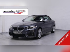 BMW 2-serie Cabrio - 225d M Sport Navi, Leder, 2-zone clima, PDC V+A, stuur + stoelverwarming, trekhaak afneemb
