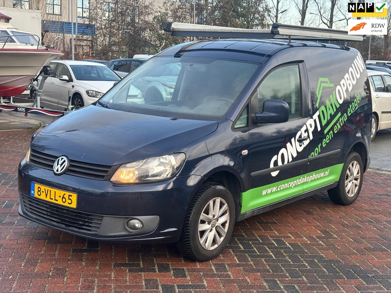 Volkswagen Caddy - 1.6 TDI Airco! Blauw! 2011 - AutoWereld.nl
