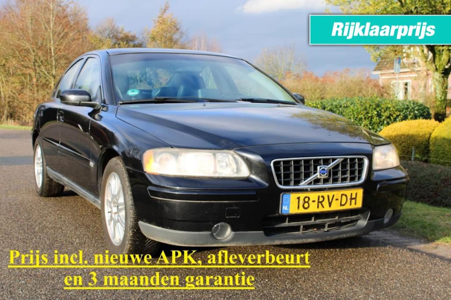 Volvo S60 - 2.4 140pk Kinetic Chrono ECC/cruise/navi/PDC/half leer/trekhaak - AutoWereld.nl