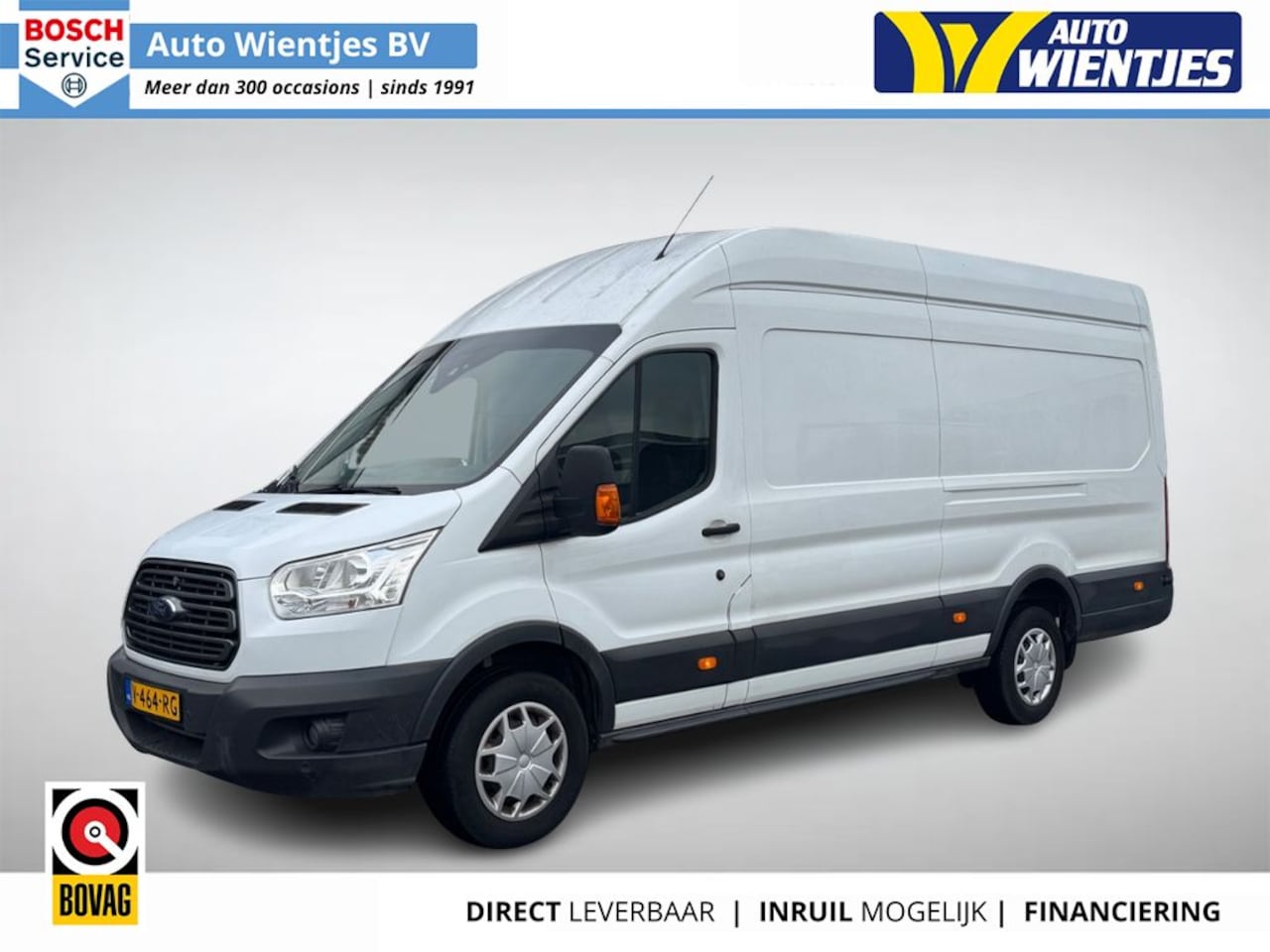 Ford Transit - 350 2.0 TDCI 77kw | L4H3 Trend 3-Pers | Airco | Cruise | Navi | Camera - AutoWereld.nl