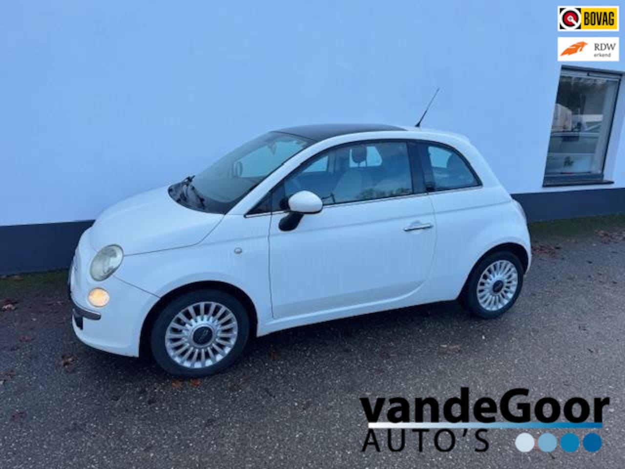Fiat 500 - 1.2 Naked 1.2 Naked, '08, airco, lm velgen, pano. dak ! - AutoWereld.nl