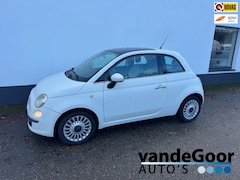 Fiat 500 - 1.2 Naked, '08, airco, lm velgen, pano. dak